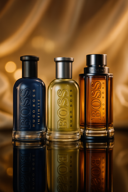 SADA 3 PARFÉMŮ BOSS BOTTLED, BOSS THE SCENT, BOSS BOTTLED INFINITE 100ML