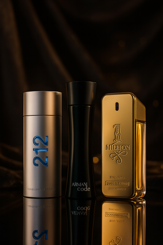 SADA 3 PARFÉMŮ 212 MEN NYC, PACO RABANNE ONE MILION, ARMANI CODE HOMME 100ML