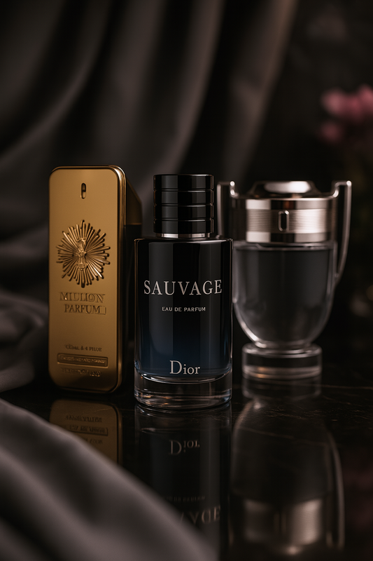 SADA 3 PARFÉMŮ PACO RABANNE ONE MILLION, DIOR SAUVAGE, PACO RABANNE INVICTUS 100ML