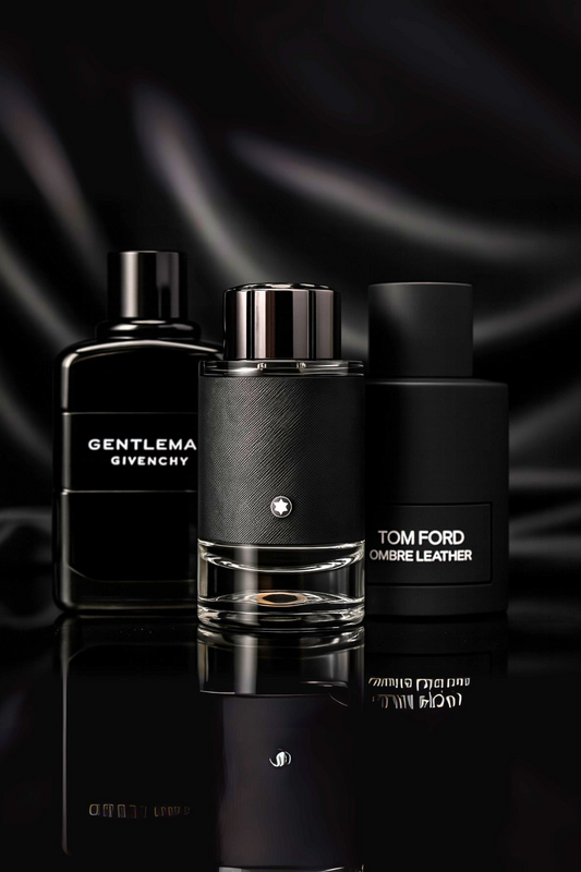 SADA 3 PARFÉMŮ TOM FORD OMBRE LEATHER, GIVENCHY GENTLEMAN, MONTBLANC EXPLORER 100ML