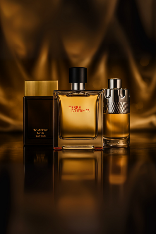 SADA 3 PARFÉMŮ TERRE D'HERMÈS, AZZARO WANTED, TOM FORD NOIR EXTREME 100ML