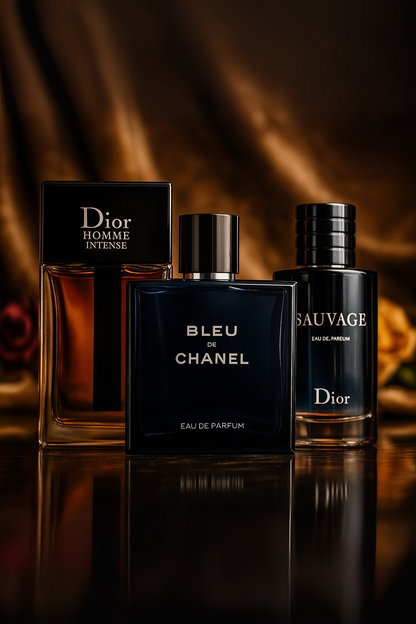 SADA 3 PARFÉMŮ SAUVAGE DIOR, BLEU DE CHANEL, DIOR HOMME INTENSE 100ML