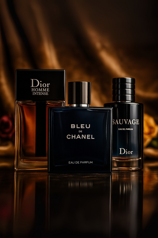 SADA 3 PARFÉMŮ SAUVAGE DIOR, BLEU DE CHANEL, DIOR HOMME INTENSE 100ML