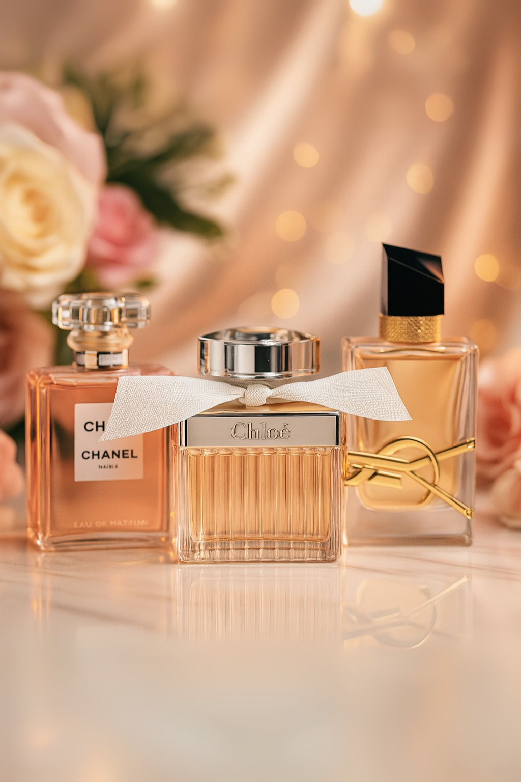 SADA 3 PARFÉMŮ CHANEL COCO MADEMOISELLE, YVES SAINT LAURENT LIBRE, CHLOÉ 100ML